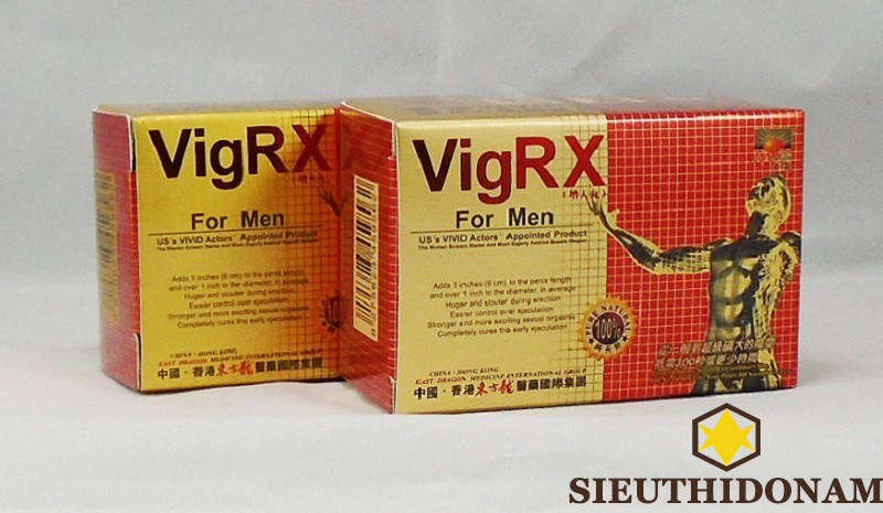 VigRX For Men, Viên tăng cường sinh lý, cương dương nhanh, trị xuất tinh sớm, kích thích ham muốn cho Nam giới