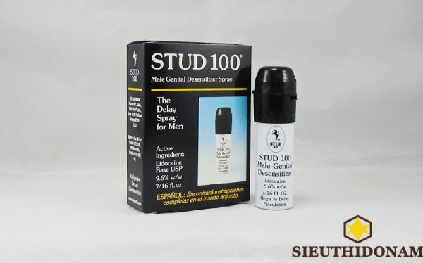 Thuốc xịt Stud 100 Spray, kéo dài thời gian quan hệ, chống xuất tinh sớm cho Nam, công dụng hiệu quả