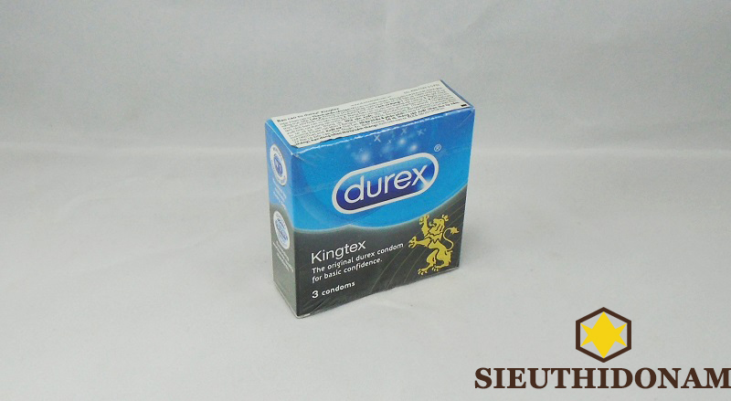 Bao cao su Durex Kingtex, chính hãng Durex nổi tiếng Thái Lan, an toàn khi quan hệ, giá rẻ