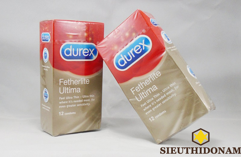 Bao cao su Durex Fetherlite Ultima, hãng Durex nổi tiếng, chất lượng tốt nhất, an toàn, giá rẻ nhất
