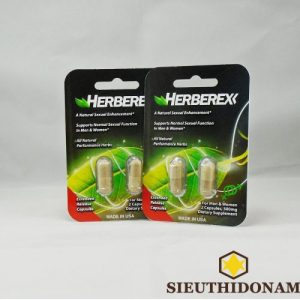 Herberex, Viên tăng cường sinh lý, cương dương nhanh, trị xuất tinh sớm, kích thích ham muốn cho Nam