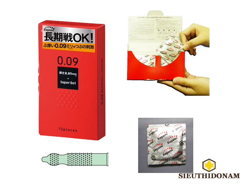 Bao cao su Sagami Super Dot 009, Sagami Nhật Bản, chính hãng, an toàn, giá bán rẻ nhất Hà Nội